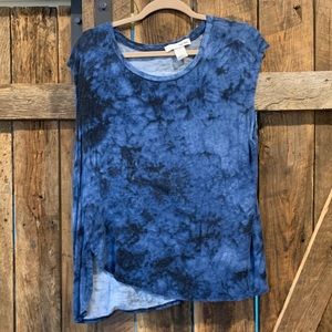 Acid wash cotton shirt